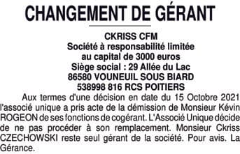 Contenu publication