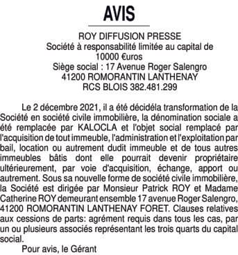 Contenu publication