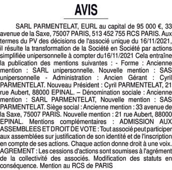 Contenu publication