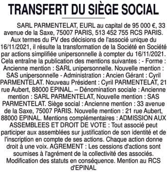 Contenu publication