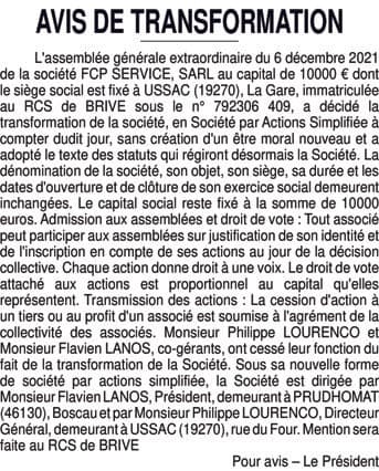 Contenu publication