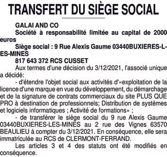 Contenu publication