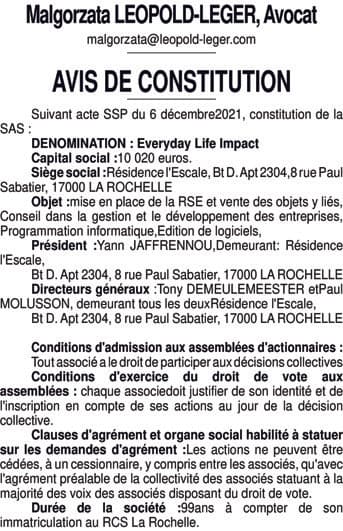 Contenu publication