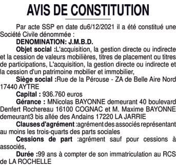 Contenu publication