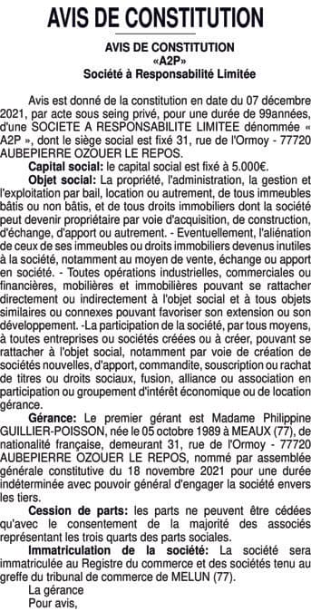 Contenu publication