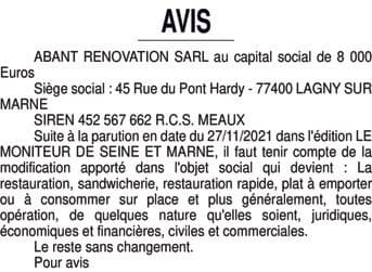 Contenu publication