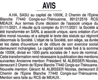 Contenu publication