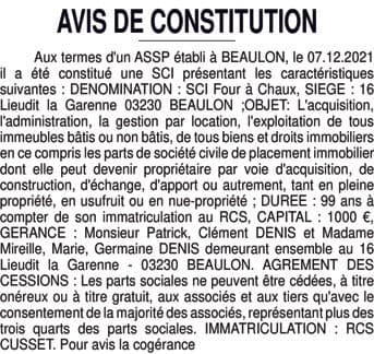 Contenu publication