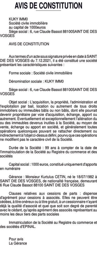 Contenu publication