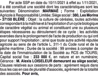 Contenu publication