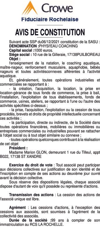 Contenu publication