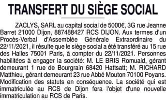 Contenu publication