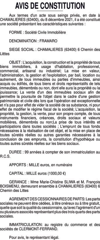 Contenu publication
