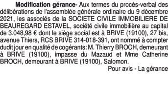 Contenu publication