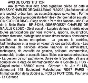 Contenu publication