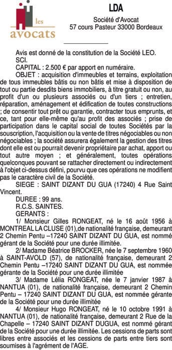 Contenu publication