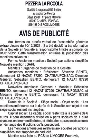 Contenu publication