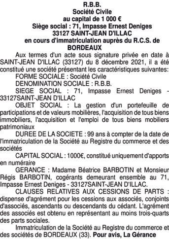 Contenu publication