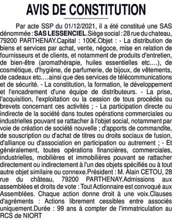 Contenu publication