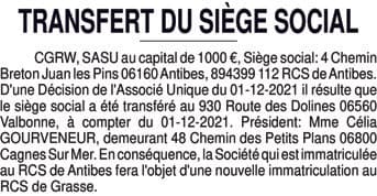 Contenu publication