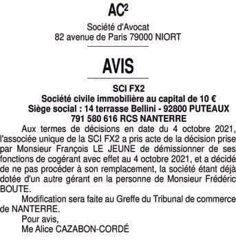 Contenu publication