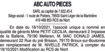 Contenu publication