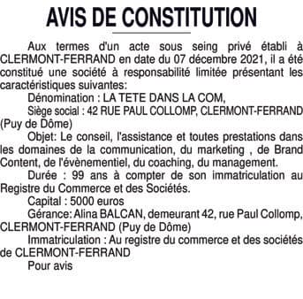 Contenu publication