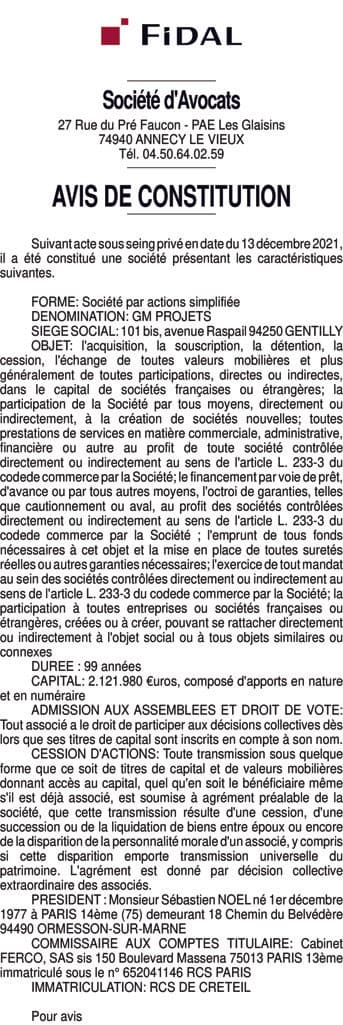 Contenu publication