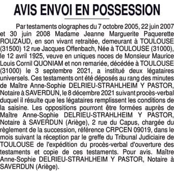 Contenu publication