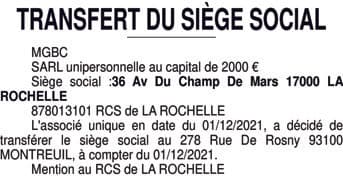 Contenu publication