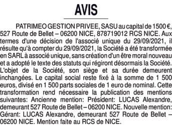 Contenu publication