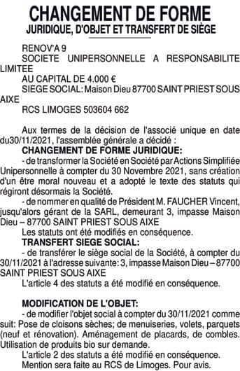 Contenu publication