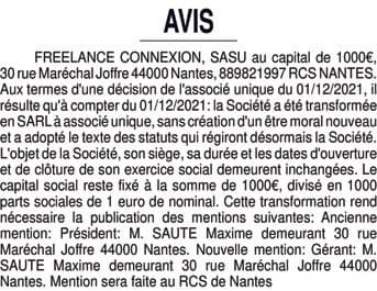 Contenu publication
