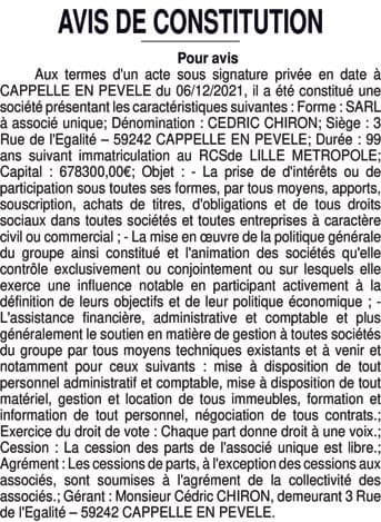 Contenu publication