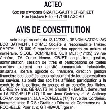 Contenu publication