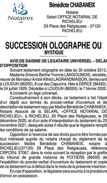 Contenu publication