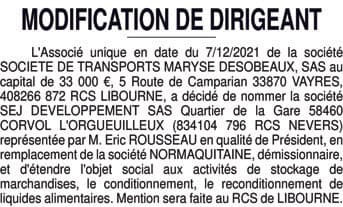 Contenu publication