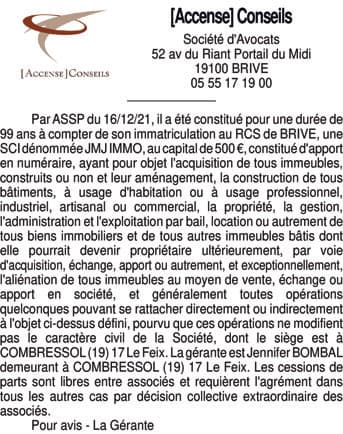 Contenu publication