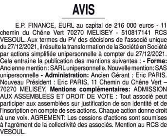 Contenu publication