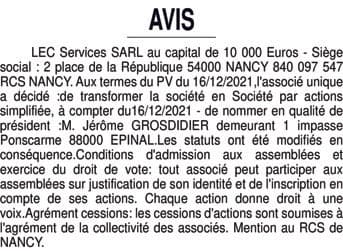 Contenu publication