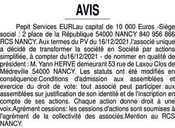 Contenu publication