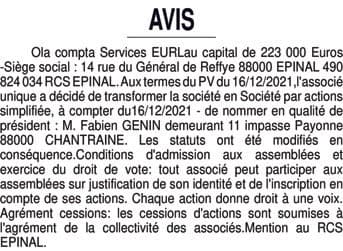 Contenu publication