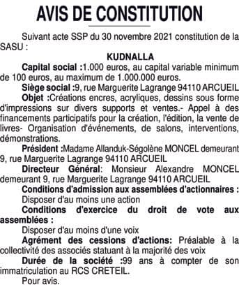 Contenu publication
