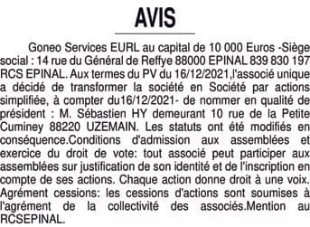 Contenu publication