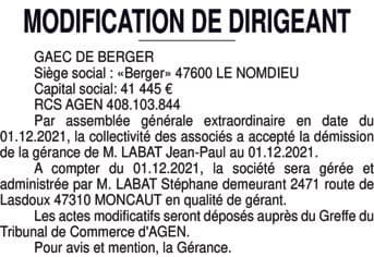 Contenu publication