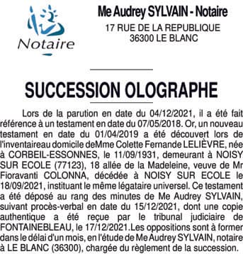Contenu publication