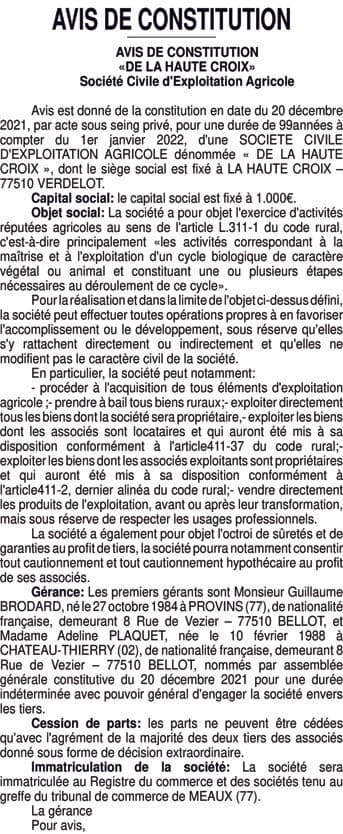 Contenu publication