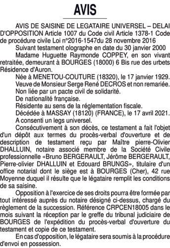 Contenu publication