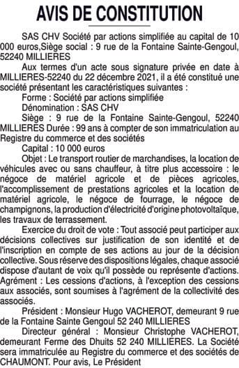 Contenu publication