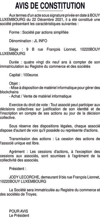 Contenu publication